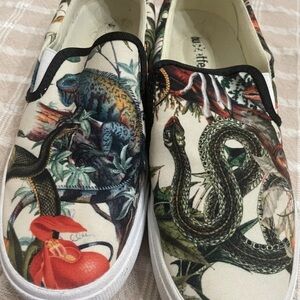 Bucketfeet Reptile Slip-On Sneakers